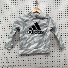 Adidas Hooded Sweatshirt Youth Size 5 DIGI Camo Hoodie Fit 14x18 Pullover