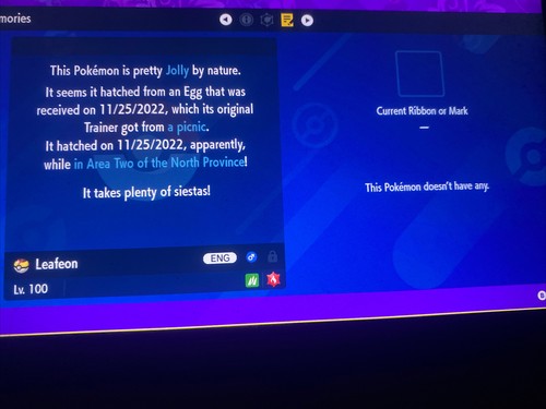 Pokemon Scarlet And Violet Shiny Leafeon 6IV Battle Ready Fast Delivery - Afbeelding 4 van 4