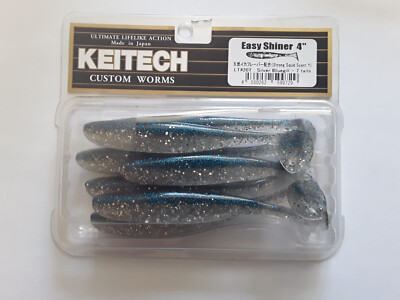 Keitech Easy Shiner 4'' Soft Plastic Lures Silver Bluegill (LT#20T) Colour