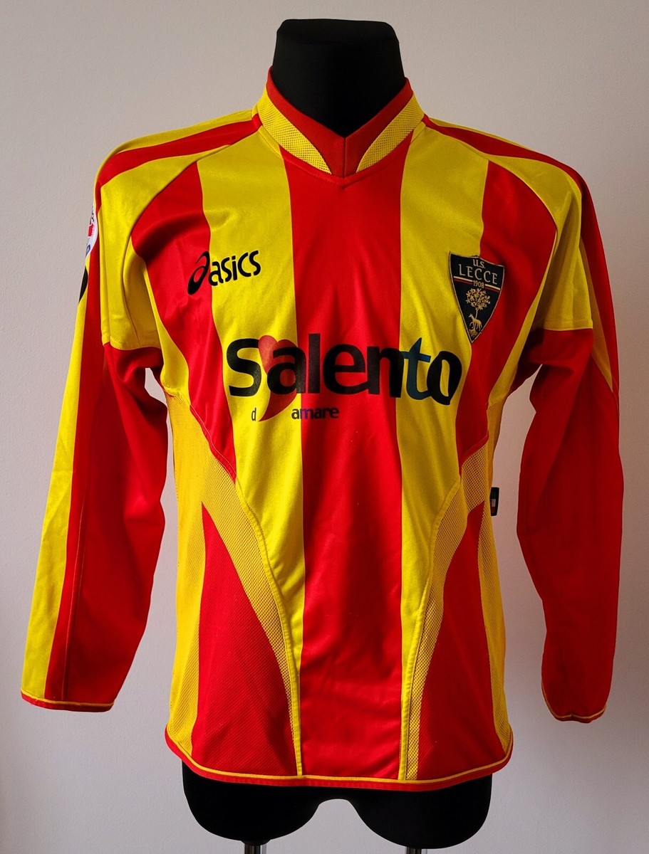 LECCE レッチェ ゲームシャツ サッカー アシックス asics Lecce 2003 - 2004 Home football Asics Player Issue jersey