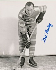 IRVINE ACE BAILEY AUTOGRAPHED 8x10 B&W PHOTO DEC 1992 SIGNED COA MAPLE LEAFS HOF