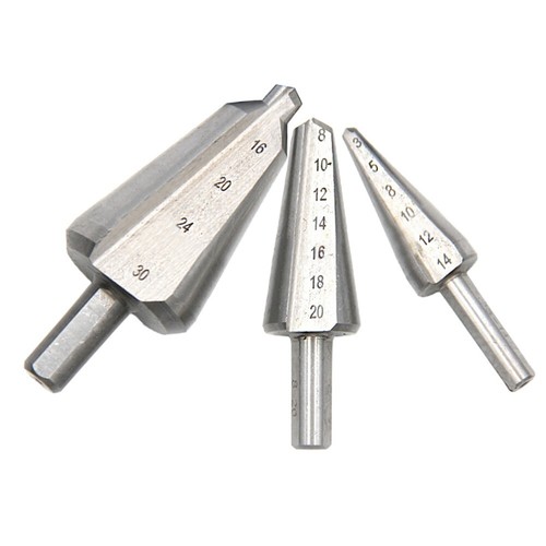 Libraton Ensemble De Forets Coniques, 19 Pièces Mèches Coniques Pour Bois Fraise A Lamage Coupe Bouchons En Bois Porte Embout