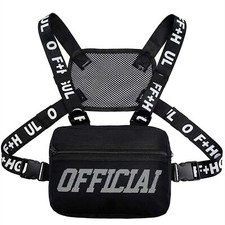 Chest Pack Utility Chest Bag for Men Running Backpack Vest Lightweight Chest ...