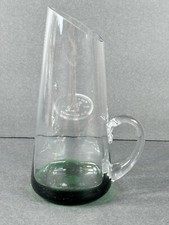 Tullamore Dew Irish Whiskey Art Glass Pitcher...