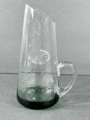 Tullamore Dew Irish Whiskey Art Glass Pitcher ￼