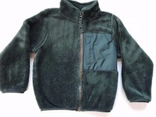 EUC Carters 4T Zippered Green Fleece Jacket Sweater 4 Lightweight