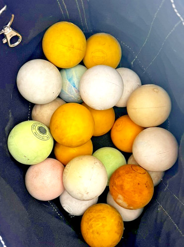 Lot of 22 Lacrosse Balls USED
