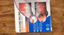 Silicone Flexible Denture Care Set Multicolor Upper Lower Adapts Sizes
