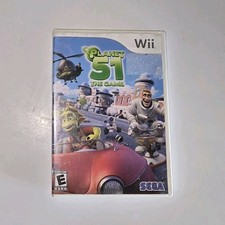 SEGA Planet 51 Ghost Squad Alvin Chipwrecked Action Game Lot for Wii E/T/E10+