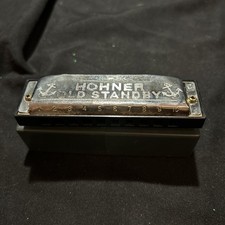 Vintage Hohner Old Standby Harmonica 34B-C Key Of C W/Case