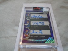 Leaf 2025 Metal Authentics #TA-4 Reed Kelly Thomas Triple Auto #1/2 SSP BILLS!