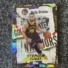 Topps 2025 Daily Dribble Insert Stephen Curry #DD-6 Golden State Warriors