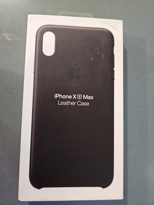Leather Case  Apple iPhone  Xs Max Genuine- Black Cover MRWT2ZM/A