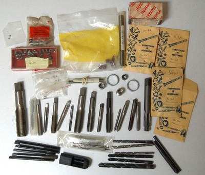 16 Assorted Helicoil Taps and Some Tools and Inserts Heli-Coil
