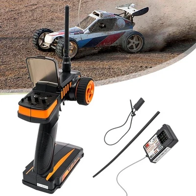 Flysky FS-GT2 2.4GHz 2 Channel Radio Remote Transmitter & GR3E Receivers RC Cars