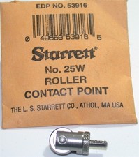 Starrett 53916 25W Roller Contact Point