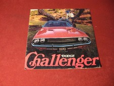 1970 Dodge Challenger Sales Brochure booklet Catalog Original Old