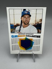 2026 Topps Heritage Clubhouse Collection Relic George Springer #CCR-GS Blue Jays