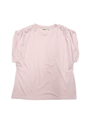 B Young Top Womens Large Relaxed Muscle Tee Vintage Jersey Pale Pink 100% Cotton