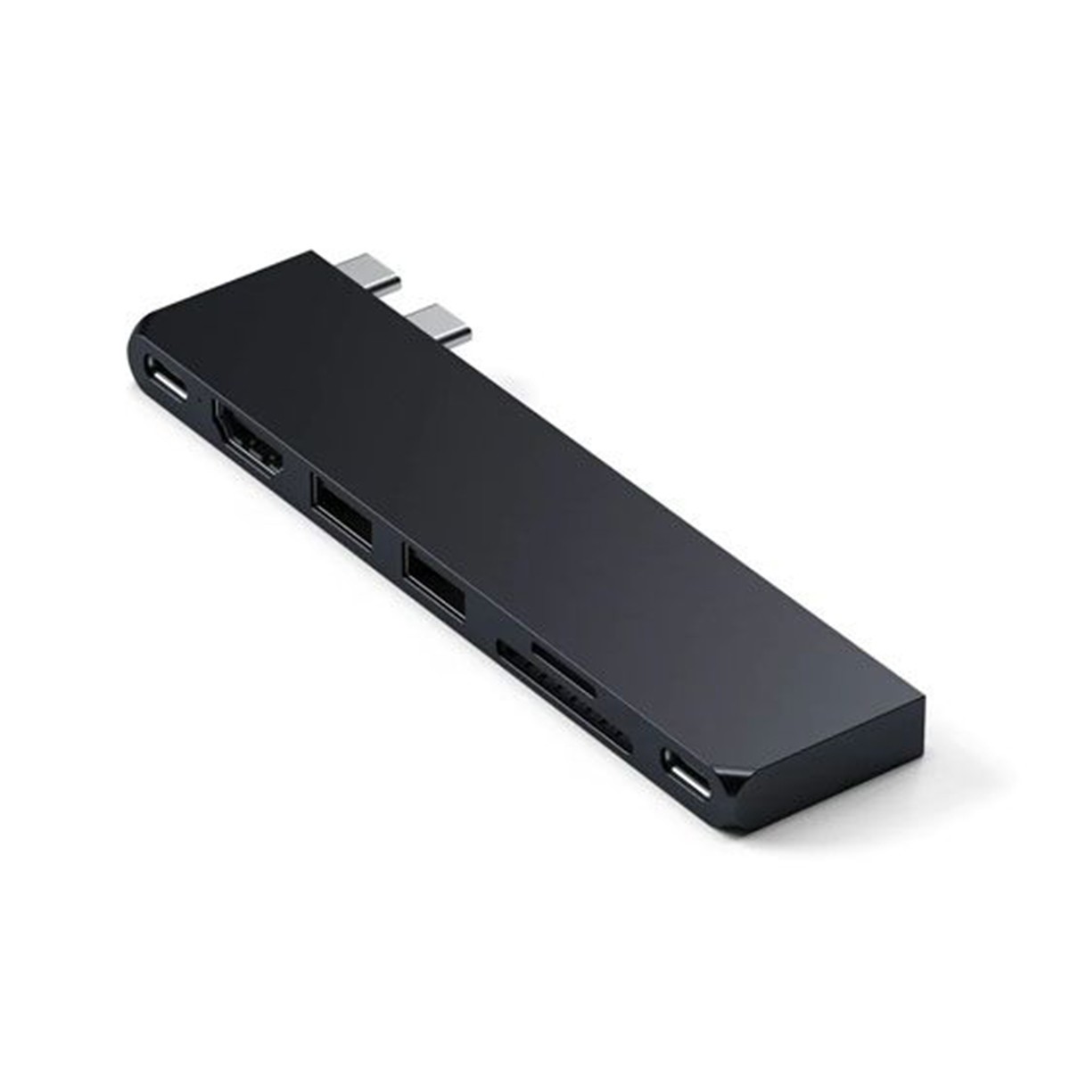 Hub USB-C Slim Satechi pour MacBook gris sideral et compact