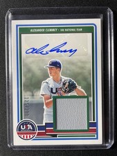 2023 Panini USA Stars & Stripes Alexander Clemmey Autographed Jersey #125/200!!!