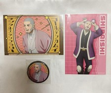 Golden Kamuy Shiraishi Set Badge Postcard Card Bundle 3P