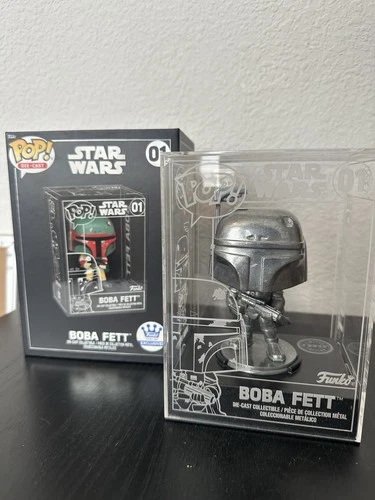 Boba Fett Star Wars Die Cast CHASE Funko Pop Shop Exclusive #01 In Hand