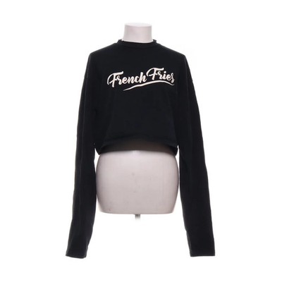 Elsa by Bik Bok, Crop Top, Größe: XS, Schwarz, Baumwolle, Print, Damen #yhd