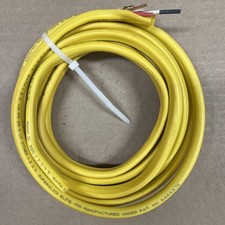 Romex SIMpull 15' 12-3 w/ Ground Yellow Indoor Wire Copper NM-B Cable Red Black