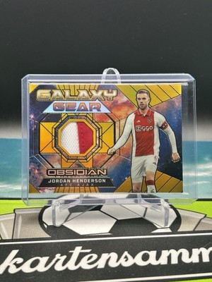 2025 PANINI Obsidian Soccer GOLD /7 Relic Patch Card Jordan Henderson Ajax FC