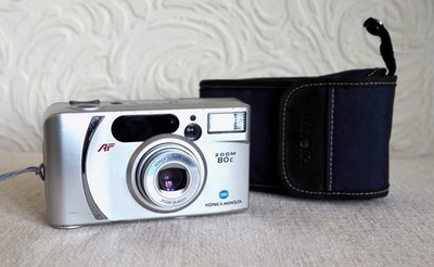 Vintage MINOLTA ZOOM 80C 35mm Film Point and Shoot Kamera Lomo Retro