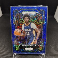 2023-24 Panini Prizm #89 Brandon Ingram Prizms Blue Sparkle #/144