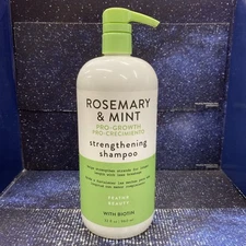 Feathr Beauty - Rosemary & Mint Strengthening Shampoo with Biotin 32 Fl OZ