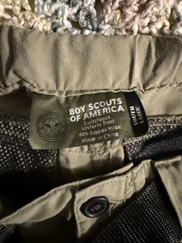 Boy Scouts of America Switchback Juvenil Grande Convertible Pantalones Carga con Cinturón Foto 4 de 4