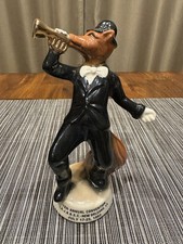Jim Beam New Orleans Jazz Trumpet Fox 12th Convention Figurine Paperweight 1982