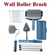 Paint Runner Pro Roller Brush Set Wall Painting Edger Handle DIY Tool Kit 7 Pack