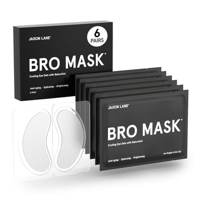 BRO MASK Unter den Augen Patches für Männer - Kühlend 6 Stück (1er Pack), 24 