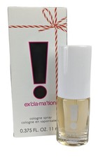coty Exclamation Cologne Spray 11ml Womens Fragrance Powdery Fruity Scent