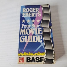 Roger Ebert's Four Star Reviews Vintage Paperback 1988 Book BASF