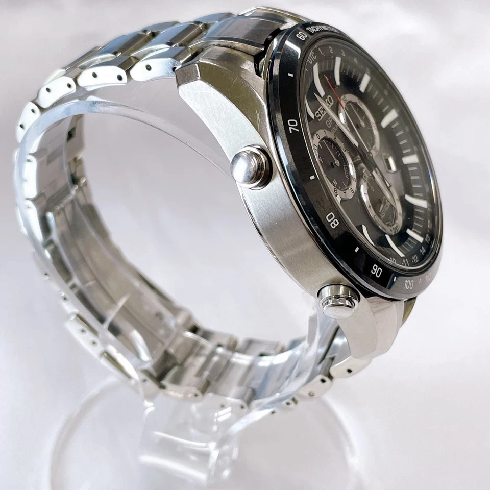 Reloj Seiko Astron SBXB011 Solar GPS Cronógrafo Esfera Negra Bisel Cerámico Foto 3 de 4