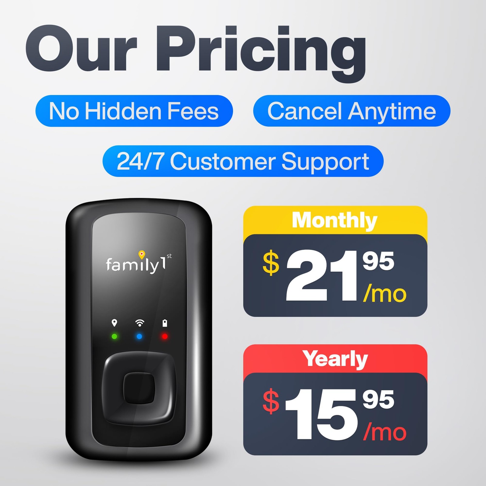 GPS Tracker Device for Vehicles, Cars, Loved Ones, Up to 30 Day Battery with ...