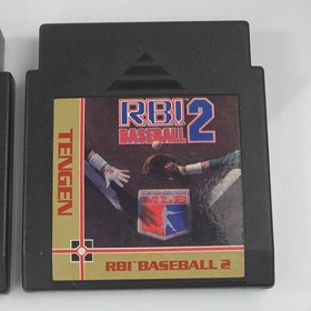 RBI Baseball 1 & 2 - Nintendo NES Game Cartridge - Authentic Tengen Cart Only 