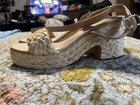 Scoop Beige Synthetic Braided Platform Strappy Ankle Strap Buckle Sandals 10 — photo 4