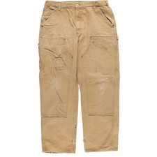 Used Carhartt Double Knee Duck Painter Pants Men's Size W35