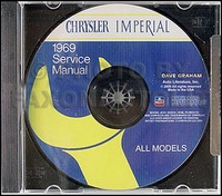1969 Chrysler CD Shop Manuell 69 Imperial 300 Neu York Newport Reparatur Service