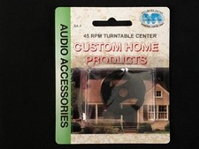 45 RPM BLACK PLASTIC TURNTABLE ADAPTER - 8900