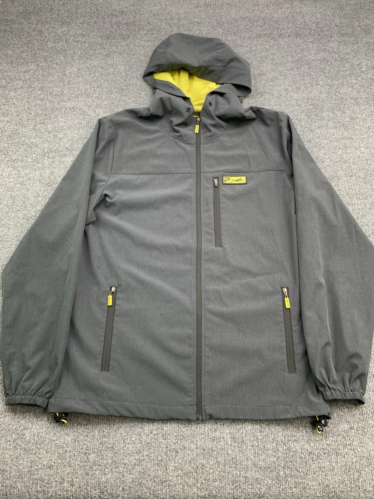 Pelagic Dri-Flex Lightweight Jacket Mens S Full-Zip Hooded Vented Fishing Gray
Opens in a new window