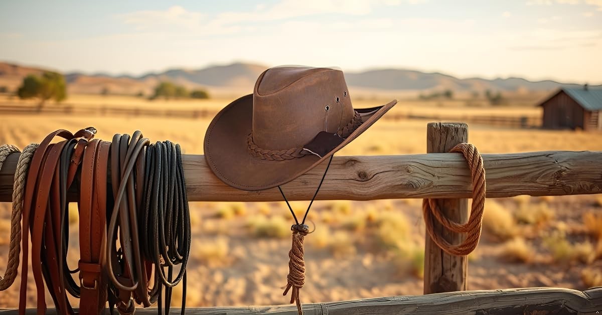 Leather Cowboy hat for Men & Women Durable Handcrafted 