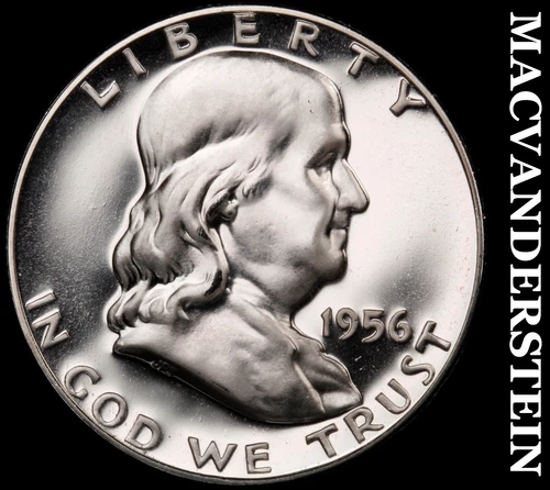 1956 Franklin Half Dollar-Choice Gem Proof Lustrous No Reserve #G9837