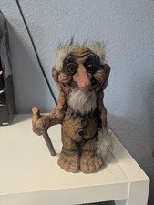 Nyform Norwegian Troll Doll Stick 8.5“ Tall Sculpture Figurine Handmade Norway